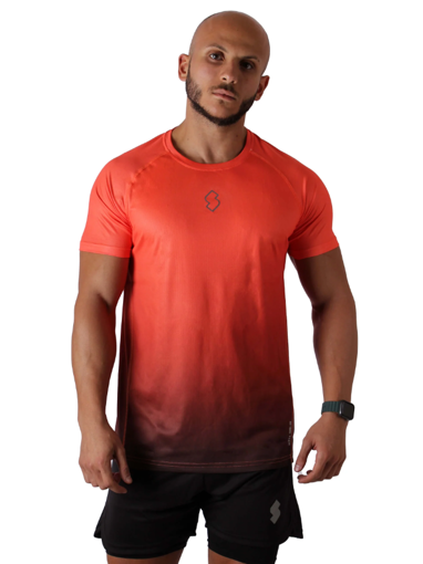 Picture of Faded Hi-Dri Sports T-Shirt - Orange