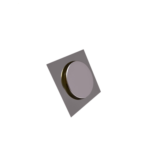 Picture of Strainer for shower tray touch 10x10 cm chrome