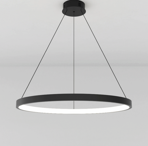 Picture of Circlet 1 Light Black Chandelier