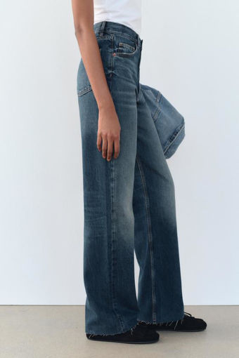 Picture of TRF HIGH-WAIST WIDE-LEG FULL-LENGTH JEANS