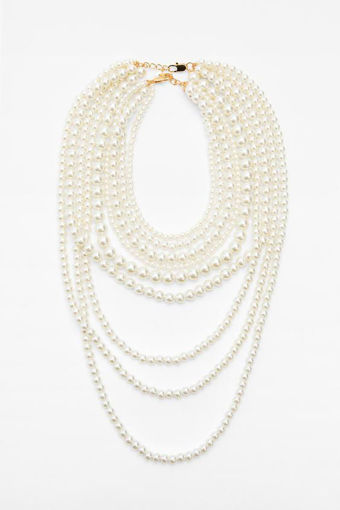 Picture of MULTI-STRAND NECKLACE WITH FAUX PEARLS