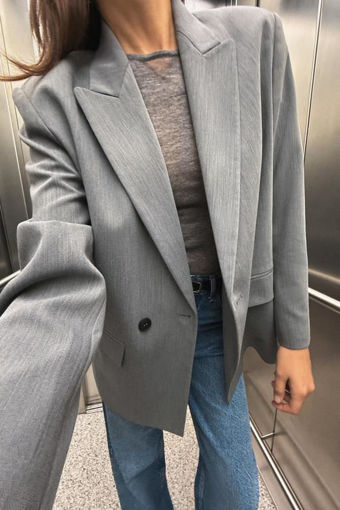 Picture of OVERSIZE DOUBLE-BREASTED BLAZER