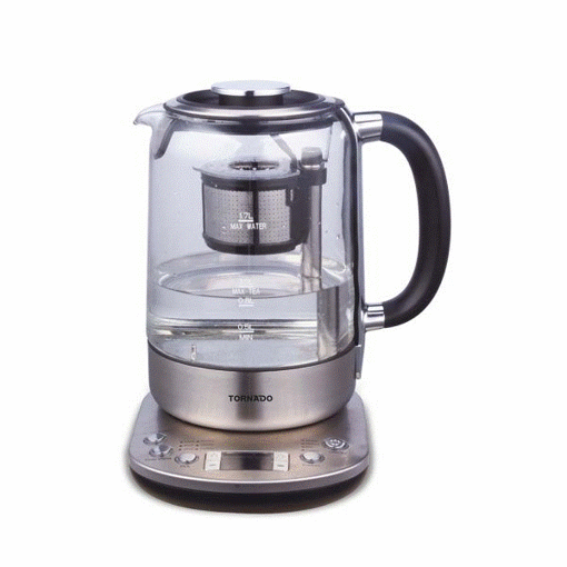 Picture of Bestron AATM800STE Automatic Tea & Kettle, Plastic/Metal/Stainless Steel