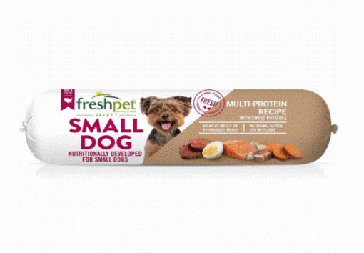 Picture of Freshpet Select Grain Free Small Dog Multi-Protein with Seafood and Sweet Potato Recipe Refrigerated Wet Dog Food - 1lb
