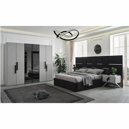 Picture of Modern bedroom made of high quality natural plywood