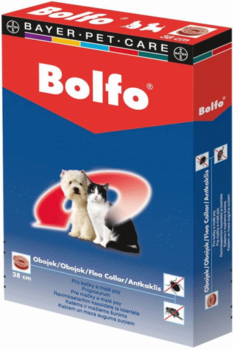 Picture of Bolfo tick and flea protection collar for cats and small dogs