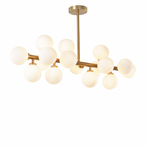 Picture of Bomb 16 Lights Gold Chandelier